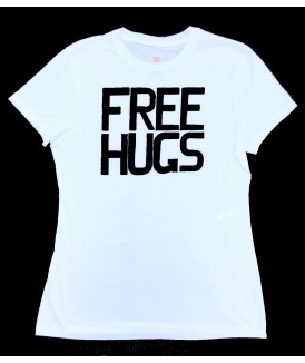 Free Hugs Women's White Tee