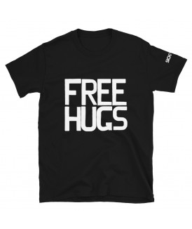 Free Hugs Short-Sleeve Unisex T-Shirt (Black Edition)