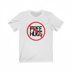 (No) Free Hugs Unisex Tee (Circle)