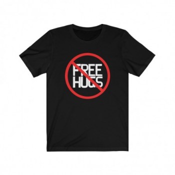 (No) Free Hugs Unisex Tee (Circle) Black Edition