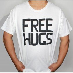 Free Hugs White Tee (Men's)